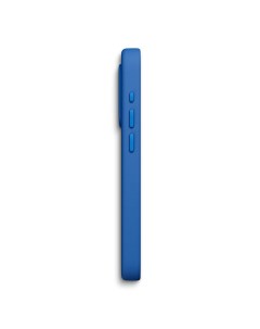 Чехол Vegan Leather Snap Phone Case для iPhone 15 Pro синий Сапфир Moft