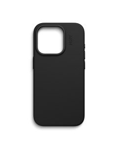 Чехол Vegan Leather Snap Phone Case для iPhone 15 Pro черный Moft