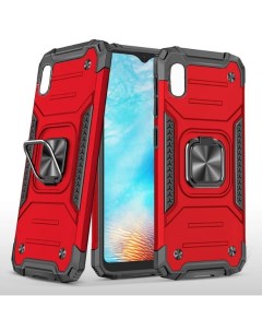 Противоударный чехол для Samsung Galaxy A01 A015 красный Nobrand