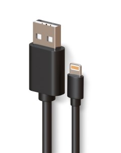 Кабель Lightning USB USB 8 pin 1м черный Miuko