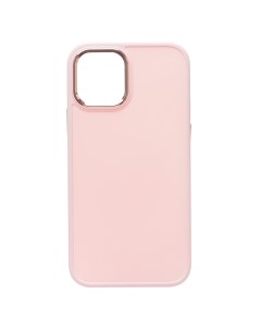 Чехол для iPhone 12 Pro Max силиконовый матовый 6 розовый Promise mobile
