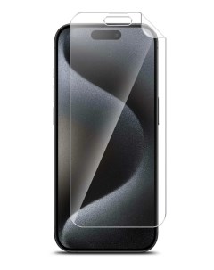 Защитная плёнка на Apple Iphone 15 Pro Max гидрогелевая прозрачная Brozo
