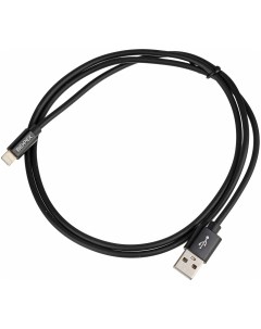 Кабель USB m Lightning m 1м черный Nobrand