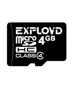 Карта памяти Micro SDHC 4Гб MicroSDHC 4GB Exployd