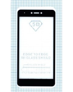 Защитное стекло Полное покрытие для Xiaomi Redmi Note 4X черное Оем