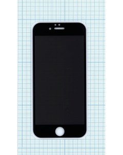 Защитное стекло Privacy Анти шпион для iPhone 6 6S черное Оем