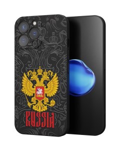 Силиконовый чехол для iPhone 15 Pro Max Россия Mcover