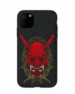 Силиконовый чехол для iPhone 11 Красная маска Они Японский Демон Mcover