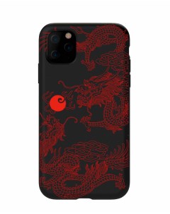 Силиконовый чехол для iPhone 11 Японский дракон янь аниме Mcover