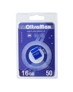 Флешка 50 16 Гб USB2 0 синяя Oltramax