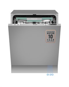 Встраиваемая посудомоечная машина BDW 6075 D Inverter AutoOpen Timer Floor Weissgauff