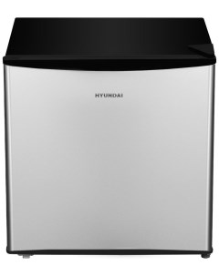 Холодильник CO0502 серебристый черный Hyundai