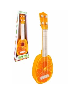 Игрушечный музыкальный инструмент гавайская гитара укулеле 4 струны Фрукты Essa toys