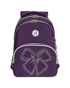 Рюкзак школьный с карманом для ноутбука 13 анатомический фиолетовый RG 460 5 3 Grizzly