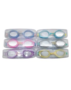 Очки для плавания детские в ассорт цвета 6 видов Наша игрушка