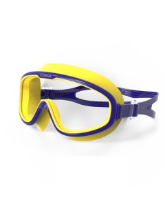 Очки полумаска для плавания детские YJ 3914 YellowBlue Copozz