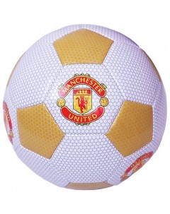 Мяч футбольный Man Utd PVC 2 4 мм 310 гр маш сш желтый белый Meik