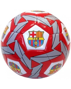 Мяч футбольный Barcelona PVC 2 5 мм 315 гр маш сш красный серый Meik