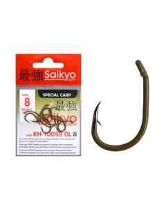 Крючки для рыбалки KH 10098 Clever Carp BN BN 20 2 8 Saikyo