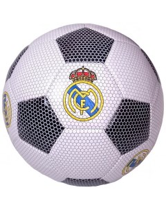 Мяч футбольный Real Madrid PVC 2 4 мм 310 гр маш сш белый черный Meik