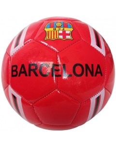 Мяч футбольный Barcelona 5 PVC 1 7 мм 305 гр маш сш красный Meik