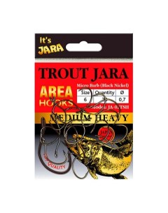 Крючки джиговые TROUT JARA AREA Hooks 06 20шт Jara baits