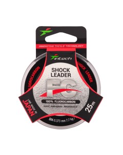 Леска FC SHOCK LEADER 25м 0 373мм 7 7кг 17Lb флюорокарбон Intech