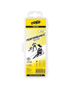 Парафин высокофтористый Racing Performance Yellow 10С 4С 120 г Toko