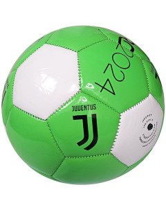 Мяч футбольный Juventus PVC 1 6 мм 325 гр маш сш зеленый белый Meik