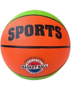 Мяч баскетбольный 7 зеленый оранжевый Sports