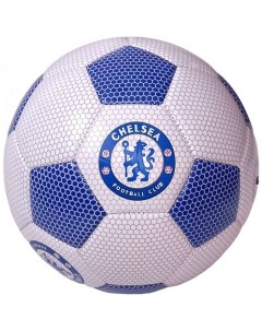 Мяч футбольный Chelsea PVC 2 4 мм 310 гр маш сш синий белый Meik