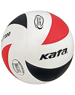 Мяч волейбольный PU 2 5 280 гр клееный белый красный Kata