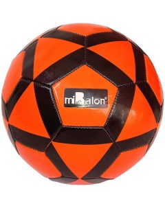Мяч футбольный 5 3 слоя PVC 1 6 280 гр красный черный Mibalon