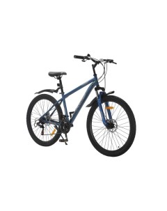 Велосипед F 500 D 27 5 2024 года рама 19 темно синий серый Acid