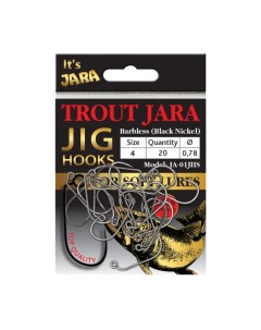 Крючки джиговые TROUT JARA JIG Hooks 04 20шт Jara baits