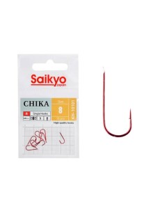 Крючки для рыбалки KH 10101 R CHIKA Red 20 2 8 Saikyo