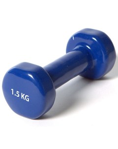 Гантель виниловая York 1 5 кг синий Sportex