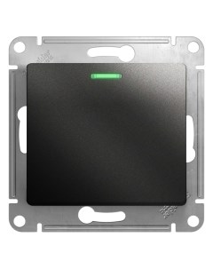 Выключатель 1 клавишный черный GSL000713 10 10 шт Schneider electric