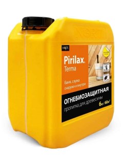 Pirilax Terma 6кг огнезащита антисептик для древесины при высоких температурах до 20 лет Нпо норт