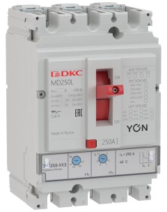 Выключатель автоматический 3п 125А 50кА Ir 0 7 1xIn YON MD250F TM125 MD250F TM125 Dkc