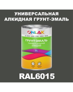 Грунт эмаль 1К RAL6015 антикоррозионная алкидная по металлу по ржавчине 1 кг Onlak
