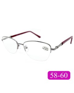 Готовые очки для зрения 8920 1 50 без футляра цвет малиновый РЦ 58 60 Fabia monti