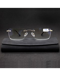 Безободковые очки 1037 2 25 c футляром антиблик цвет серый РЦ 62 64 Eae