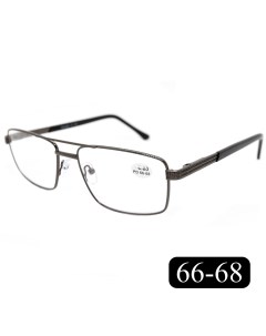 Готовые очки для чтения 8020 1 00 без футляра цвет серый РЦ 66 68 Traveler