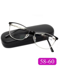 Готовые очки 1611 1 50 c футляром цвет черный РЦ 58 60 Glodiatr