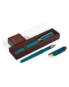 Ручка шариковая 0 5 мм MONACO стержень синий корпус Soft Touch морская в Bruno visconti