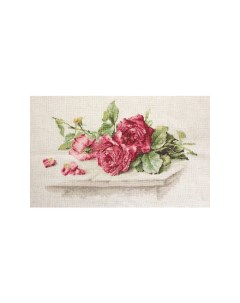 Набор для вышивания Красные розы Luca-s