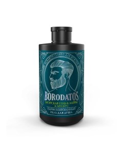 Borodatos парфюмированный гель для душа морская соль лайм мускус 400 мл Nobrand