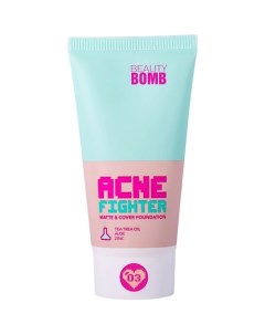 Тональный крем Matte cover foundation ACNE FIGHTER Beauty bomb