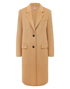 Шерстяное пальто Boss